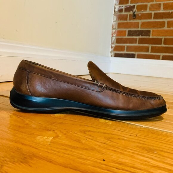 Cole Haan Mens Brown Leather Loafers Size US 10.5 M